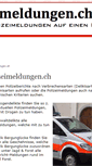 Mobile Screenshot of polizeimeldungen.ch