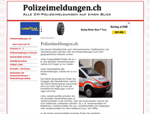 Tablet Screenshot of polizeimeldungen.ch